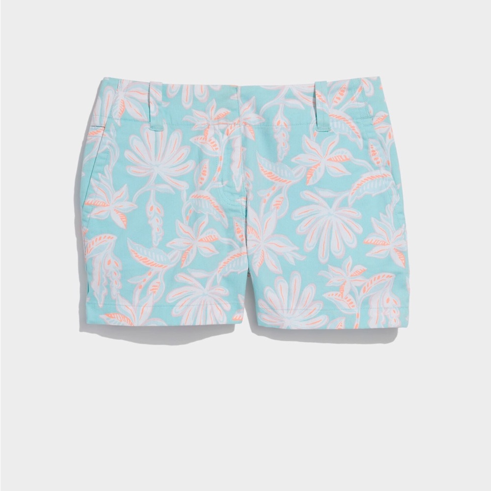 Vineyard Vines Women's 3 1/2 Inch casual shorts Island Paradise print 8 - Picture 2 of 6